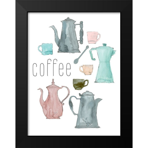 Morning Ritual I Black Modern Wood Framed Art Print by Green, Jacob