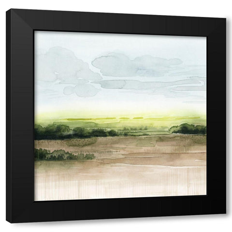 Morning Bluff I Black Modern Wood Framed Art Print by Popp, Grace
