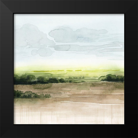 Morning Bluff I Black Modern Wood Framed Art Print by Popp, Grace