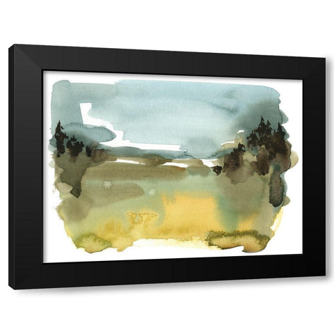 Alpine Wetlands II Black Modern Wood Framed Art Print with Double Matting by Green, Jacob