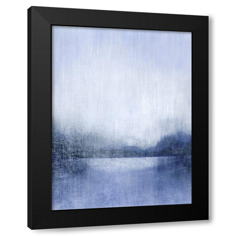Deep Blue Mist I Black Modern Wood Framed Art Print by Popp, Grace