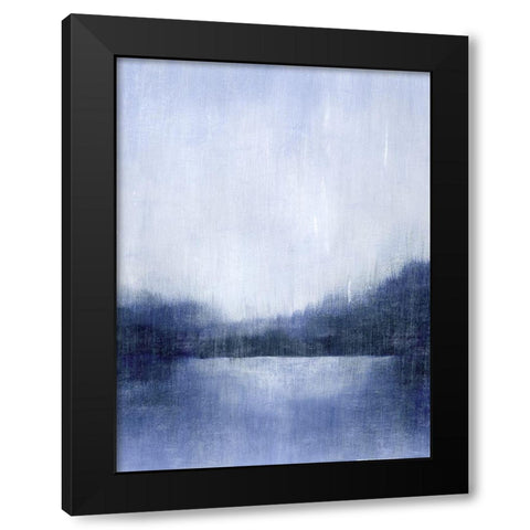 Deep Blue Mist II Black Modern Wood Framed Art Print by Popp, Grace