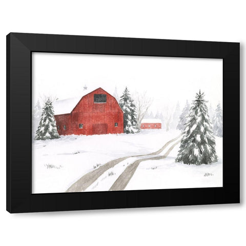 Evergreen Farm II Black Modern Wood Framed Art Print by Popp, Grace