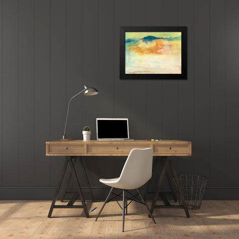 Becoming Calm I Black Modern Wood Framed Art Print by Combs, Joyce