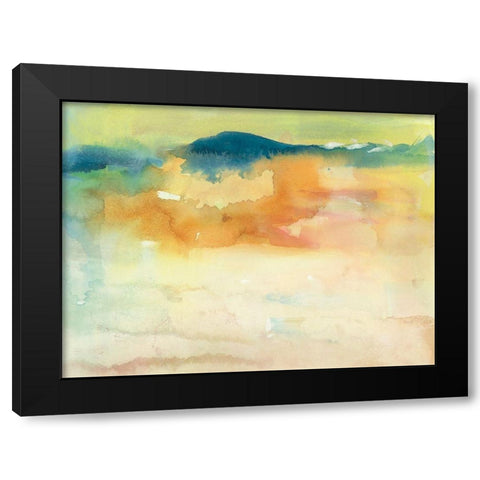 Becoming Calm I Black Modern Wood Framed Art Print with Double Matting by Combs, Joyce