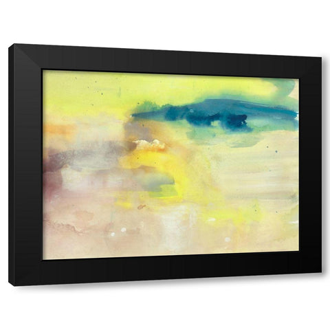 Becoming Calm III Black Modern Wood Framed Art Print by Combs, Joyce
