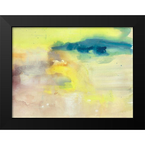 Becoming Calm III Black Modern Wood Framed Art Print by Combs, Joyce