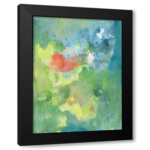 The Flowering I Black Modern Wood Framed Art Print by Combs, Joyce