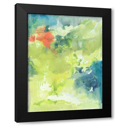 The Flowering II Black Modern Wood Framed Art Print by Combs, Joyce