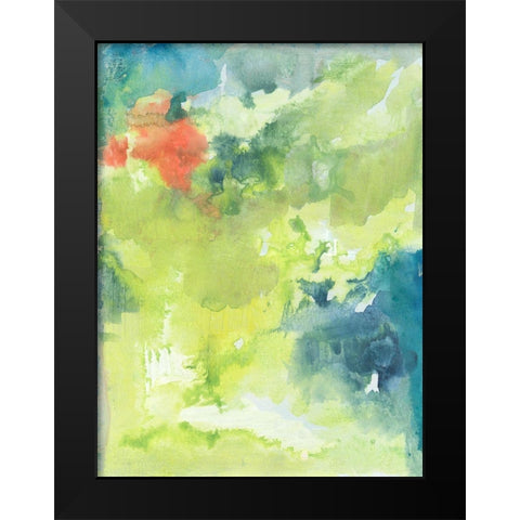 The Flowering II Black Modern Wood Framed Art Print by Combs, Joyce