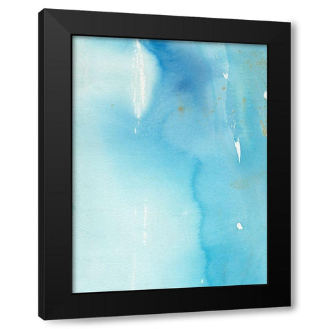 Skyfall I Black Modern Wood Framed Art Print by Combs, Joyce