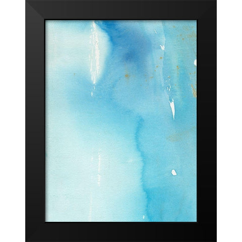 Skyfall I Black Modern Wood Framed Art Print by Combs, Joyce