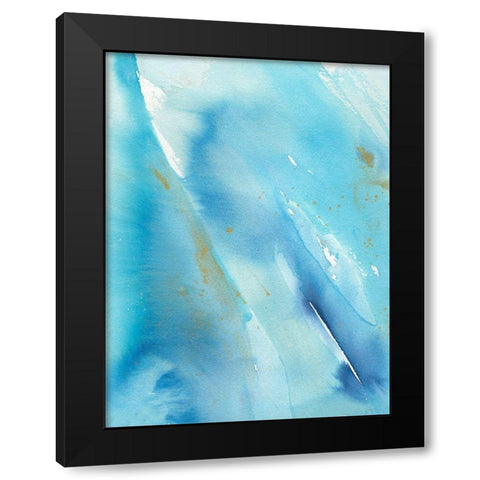 Skyfall II Black Modern Wood Framed Art Print by Combs, Joyce