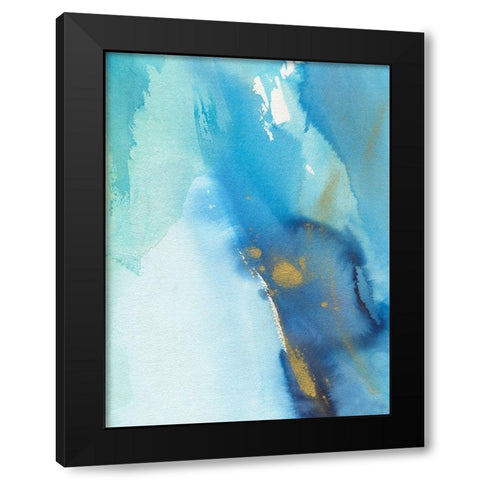 Skyfall IV Black Modern Wood Framed Art Print by Combs, Joyce