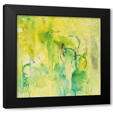 Oriental Figures IV Black Modern Wood Framed Art Print by Combs, Joyce