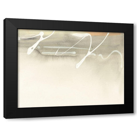 High Notes II Black Modern Wood Framed Art Print by Combs, Joyce