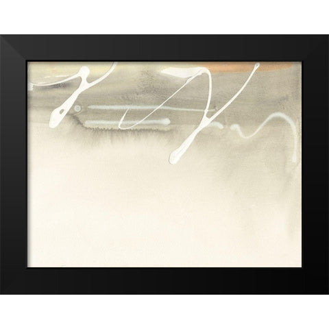 High Notes II Black Modern Wood Framed Art Print by Combs, Joyce