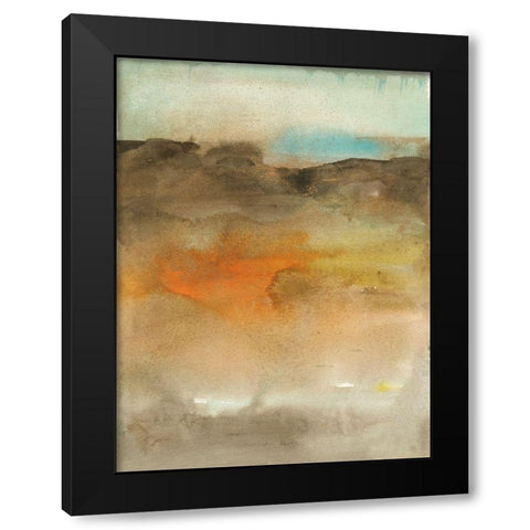 Sky and Desert I Black Modern Wood Framed Art Print with Double Matting by Combs, Joyce