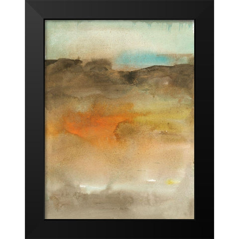 Sky and Desert I Black Modern Wood Framed Art Print by Combs, Joyce