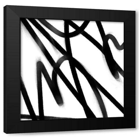 Disarray II Black Modern Wood Framed Art Print with Double Matting by Scarvey, Emma