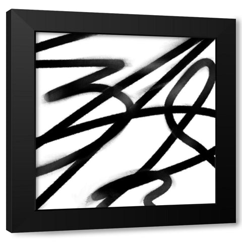 Disarray III Black Modern Wood Framed Art Print with Double Matting by Scarvey, Emma