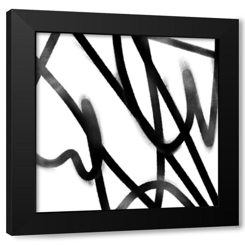 Disarray IV Black Modern Wood Framed Art Print with Double Matting by Scarvey, Emma