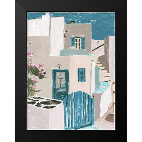 La Isla II Black Modern Wood Framed Art Print by Wang, Melissa