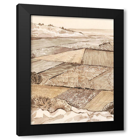 Arable Land I Black Modern Wood Framed Art Print by Popp, Grace