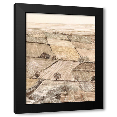 Arable Land II Black Modern Wood Framed Art Print by Popp, Grace