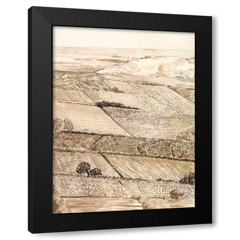 Arable Land III Black Modern Wood Framed Art Print by Popp, Grace