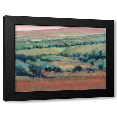 High Point I Black Modern Wood Framed Art Print with Double Matting by OToole, Tim