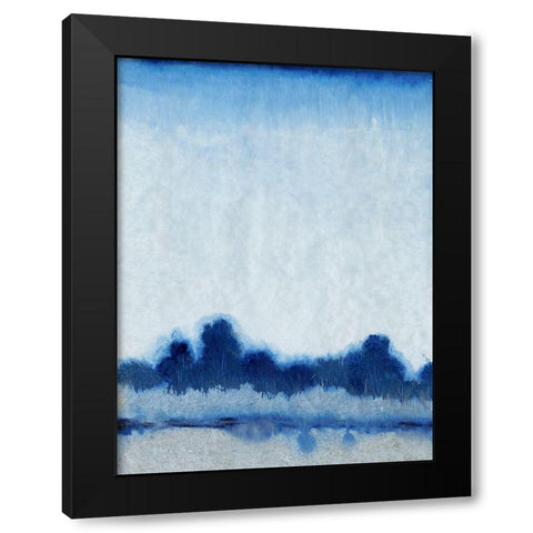 Passing Showers II Black Modern Wood Framed Art Print with Double Matting by OToole, Tim