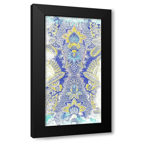 Textile Offset IV Black Modern Wood Framed Art Print with Double Matting by Vess, June Erica