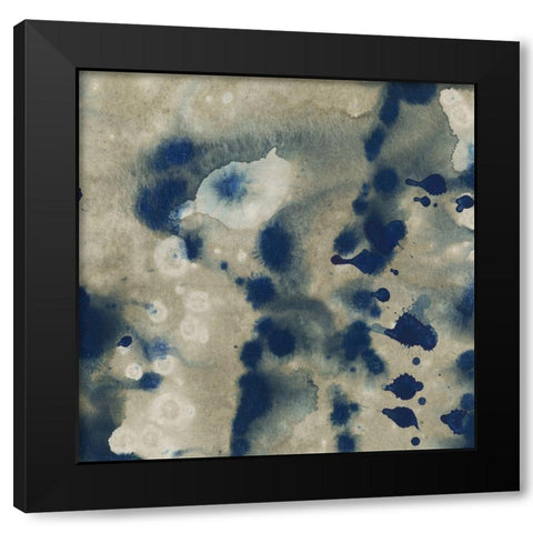 Indigo Fusion II Black Modern Wood Framed Art Print by Binder, Vanessa