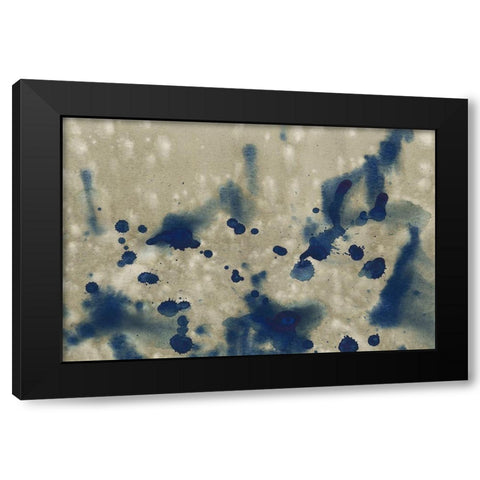 Indigo Fusion III Black Modern Wood Framed Art Print by Binder, Vanessa