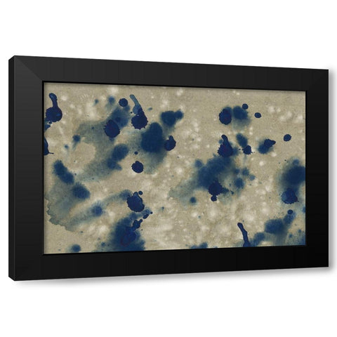 Indigo Fusion IV Black Modern Wood Framed Art Print by Binder, Vanessa