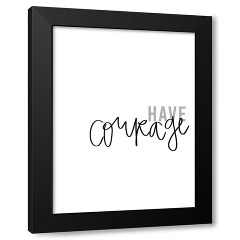 Simply Kindness III Black Modern Wood Framed Art Print by Hambly, Anna