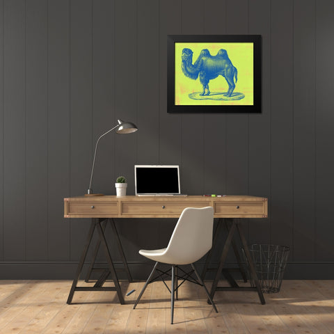 Safari Pop IV Black Modern Wood Framed Art Print by Studio W