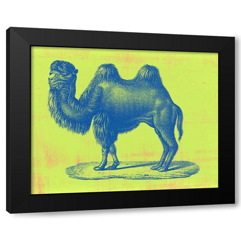 Safari Pop IV Black Modern Wood Framed Art Print by Studio W