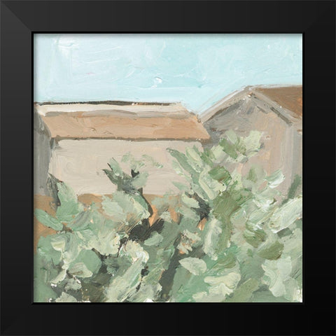 On the Way Home I Black Modern Wood Framed Art Print by Wang, Melissa