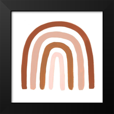 Terracotta Arch II Black Modern Wood Framed Art Print by Borges, Victoria