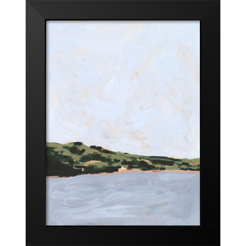 Bayview I Black Modern Wood Framed Art Print by Borges, Victoria