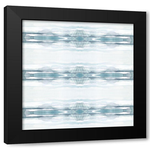 Repeated Reflection II Black Modern Wood Framed Art Print with Double Matting by Goldberger, Jennifer