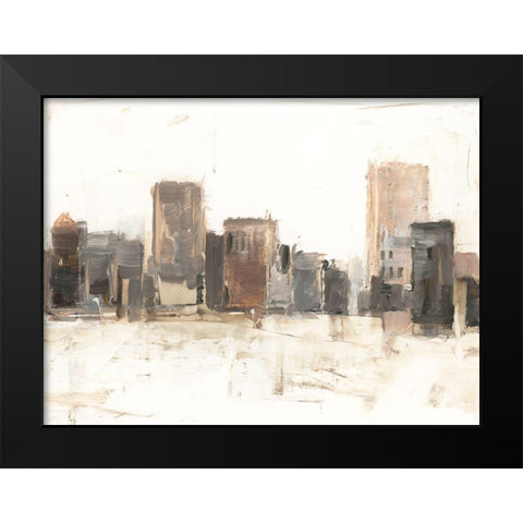 City Vista I Black Modern Wood Framed Art Print by Harper, Ethan