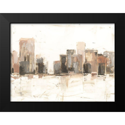 City Vista II Black Modern Wood Framed Art Print by Harper, Ethan