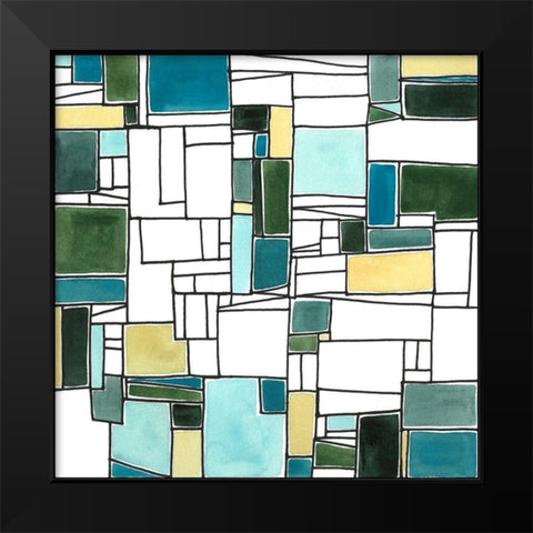 Speck I Black Modern Wood Framed Art Print by Guthrie, Jenna