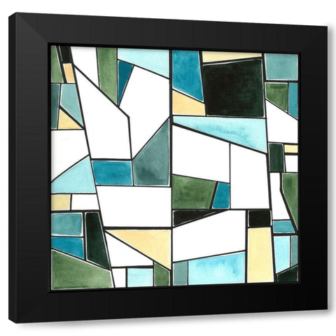 Speck II Black Modern Wood Framed Art Print by Guthrie, Jenna
