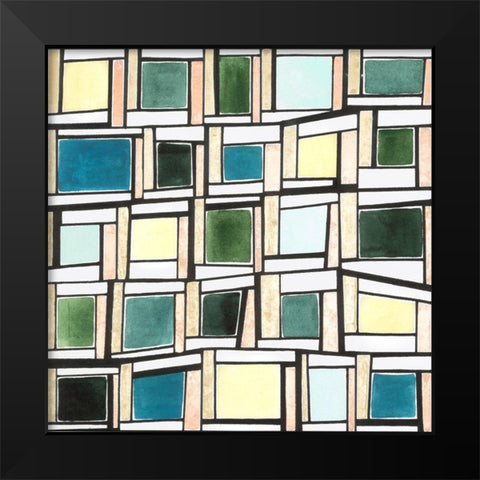 Speck III Black Modern Wood Framed Art Print by Guthrie, Jenna