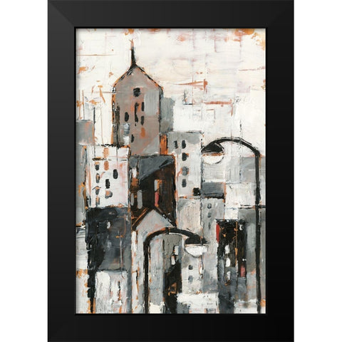 Illuminated City I Black Modern Wood Framed Art Print by Harper, Ethan