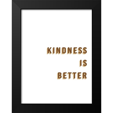 Encouragements IV Black Modern Wood Framed Art Print by Hambly, Anna